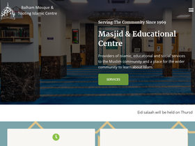 'balhammosque.org' screenshot
