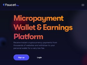 'faucetpay.io' screenshot