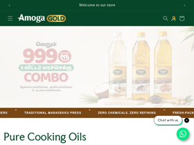 amogagold.com homepage screenshot