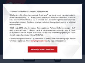 'portfeltradera.pl' screenshot