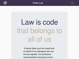 'public.law' screenshot