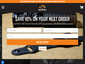 'walkersgameear.com' screenshot