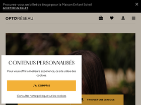 'opto-reseau.com' screenshot