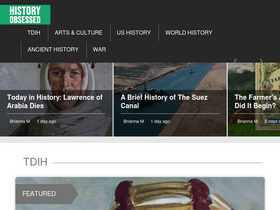 'historyobsessed.com' screenshot