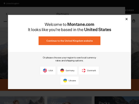 'montane.com' screenshot
