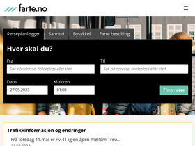 'farte.no' screenshot