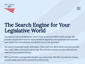 'billtrack50.com' screenshot