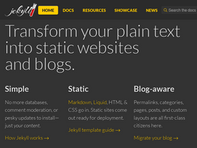 'jekyllrb.com' screenshot