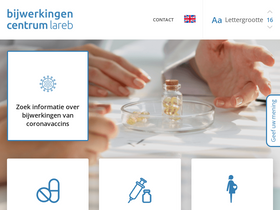 'lareb.nl' screenshot