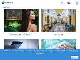 'szechenyibath.hu' screenshot