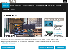 'nimms-rad.de' screenshot