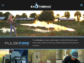 'exothermic.tech' screenshot