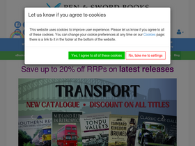 'pen-and-sword.co.uk' screenshot