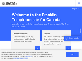 'franklintempleton.ca' screenshot