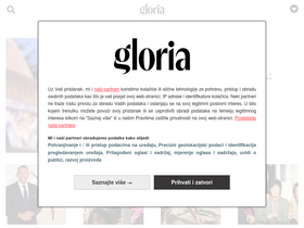 'gloria.hr' screenshot
