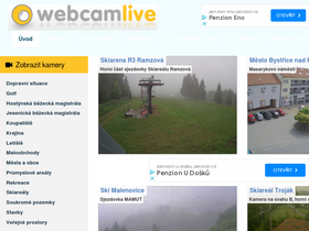 'webcamlive.cz' screenshot