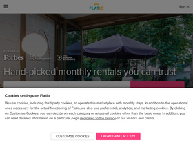 'flatio.com' screenshot