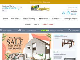 'bedkingdom.co.uk' screenshot