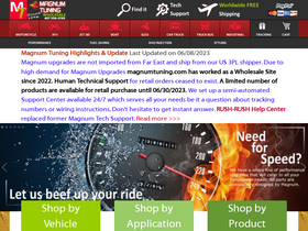'magnumtuning.com' screenshot