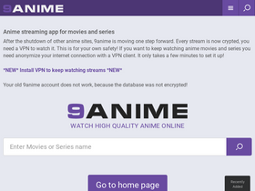 '9anime.nl' screenshot