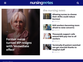 'nursingnotes.co.uk' screenshot