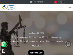 'gizemuzun.av.tr' screenshot