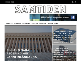 'samtiden.nu' screenshot
