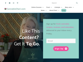 'cannabischeri.com' screenshot