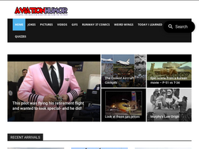 'aviationhumor.net' screenshot