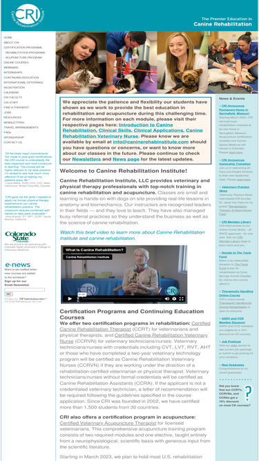 caninerehabinstitute.com