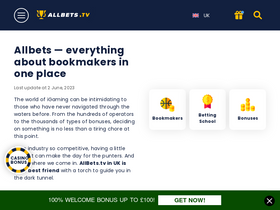 'allbets.tv' screenshot