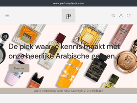 Parfumplaats homepage screenshot