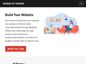 'vandelaydesign.com' screenshot