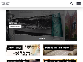'insidechassidus.org' screenshot