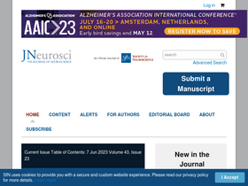 'jneurosci.org' screenshot