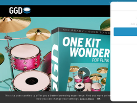 'getgooddrums.com' screenshot