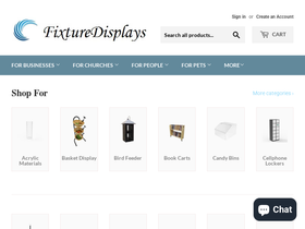 Fixturedisplays homepage screenshot