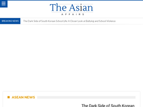 'theasianaffairs.com' screenshot