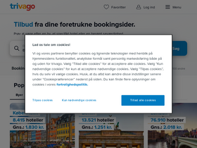 'trivago.dk' screenshot
