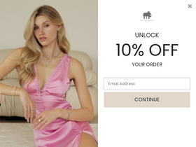 Monisha Melwani Jewelry website screenshot