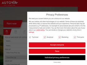 'autovia.it' screenshot
