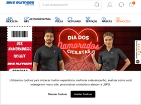 'bikerunners.com.br' screenshot