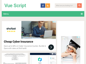 'vuescript.com' screenshot