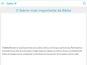 'salmo91.net' screenshot