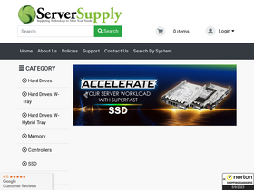 'serversupply.com' screenshot