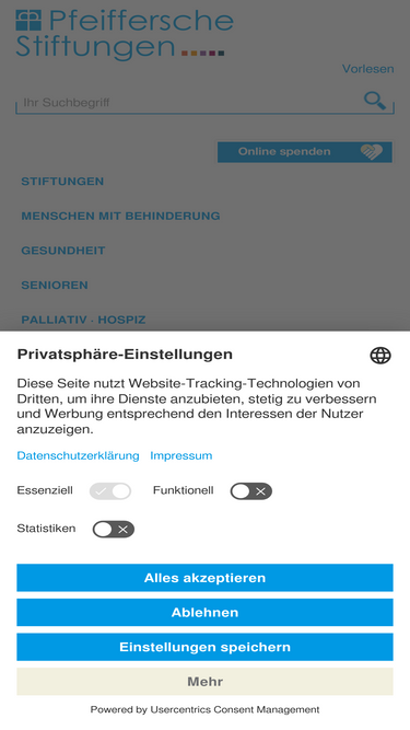 pfeiffersche-stiftungen.de