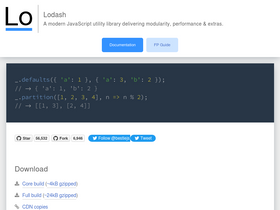 'lodash.com' screenshot