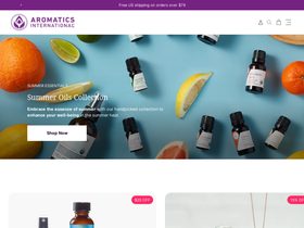 'aromatics.com' screenshot