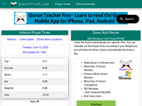 'searchtruth.com' screenshot