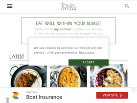 'mrsjoneskitchen.com' screenshot
